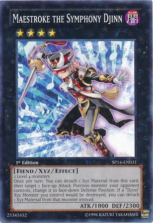 Maestroke the Symphony Djinn SP14 EN031 Starfoil Rare 1st Edition Maestroke the Symphony Djinn SP14 EN031 Starfoil Rare 1st Edition