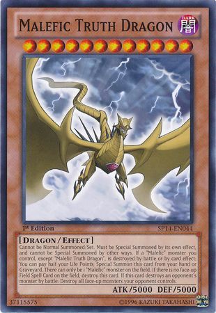 Malefic Truth Dragon SP14 EN044 Common 1st Edition Star Pack 2014 1st Edition Singles Malefic Truth Dragon SP14 EN044 Common 1st Edition Star Pack 2014 1st Edition Singles