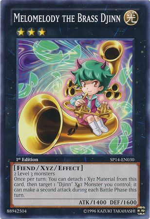 Melomelody the Brass Djinn SP14 EN030 Common 1st Edition Melomelody the Brass Djinn SP14 EN030 Common 1st Edition