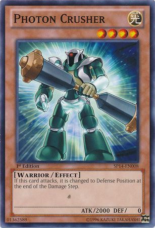 Photon Crusher SP14 EN008 Common 1st Edition Star Pack 2014 1st Edition Singles Photon Crusher SP14 EN008 Common 1st Edition Star Pack 2014 1st Edition Singles