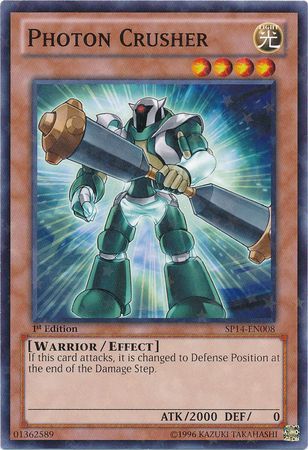 Photon Crusher SP14 EN008 Starfoil Rare 1st Edition Photon Crusher SP14 EN008 Starfoil Rare 1st Edition
