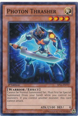 Photon Thrasher SP14 EN007 Starfoil Rare 1st Edition Photon Thrasher SP14 EN007 Starfoil Rare 1st Edition
