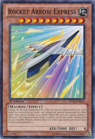 Rocket Arrow Express SP14 EN015 Starfoil Rare 1st Edition Rocket Arrow Express SP14 EN015 Starfoil Rare 1st Edition
