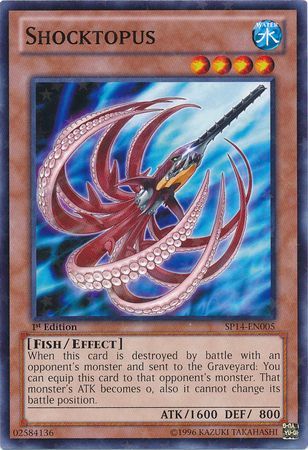 Shocktopus SP14 EN005 Starfoil Rare 1st Edition Shocktopus SP14 EN005 Starfoil Rare 1st Edition