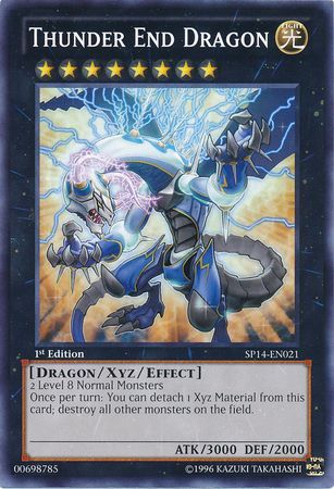 Thunder End Dragon SP14 EN021 Common 1st Edition Thunder End Dragon SP14 EN021 Common 1st Edition