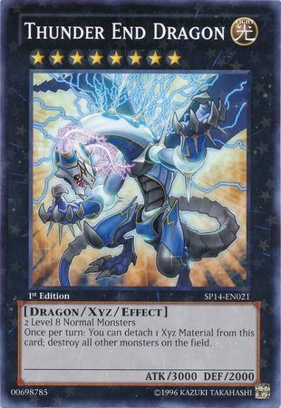 Thunder End Dragon SP14 EN021 Starfoil Rare 1st Edition Thunder End Dragon SP14 EN021 Starfoil Rare 1st Edition