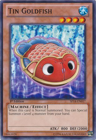 Tin Goldfish SP14 EN017 Common 1st Edition Tin Goldfish SP14 EN017 Common 1st Edition