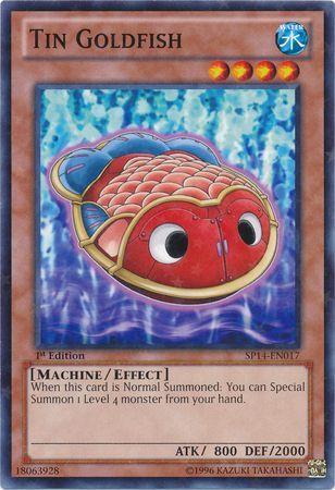 TIN GOLDFISH SP14-EN017 1st EDITION 2014 SERIES STARFOIL RARE YTCG