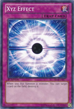 Xyz Effect SP14 EN037 Starfoil Rare 1st Edition Xyz Effect SP14 EN037 Starfoil Rare 1st Edition
