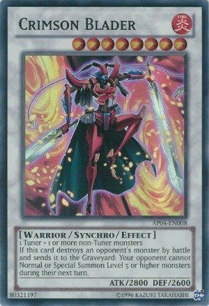 Crimson Blader AP04 EN008 Super Rare Astral Pack 4 AP04 Crimson Blader AP04 EN008 Super Rare Astral Pack 4 AP04
