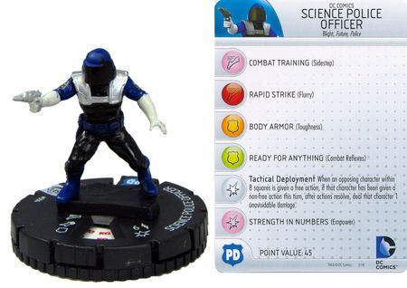 SCIENCE POLICE OFFICER #004 Superman and the Legion of Super-Heroes DC HeroClix 