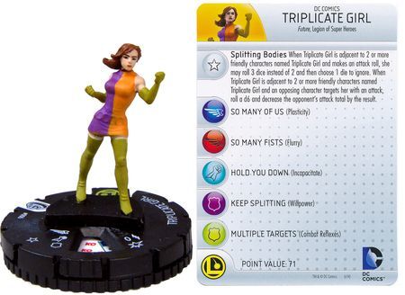 Triplicate Girl 006 Superman Legion of Super Heroes DC HeroClix Triplicate Girl 006 Superman Legion of Super Heroes DC HeroClix