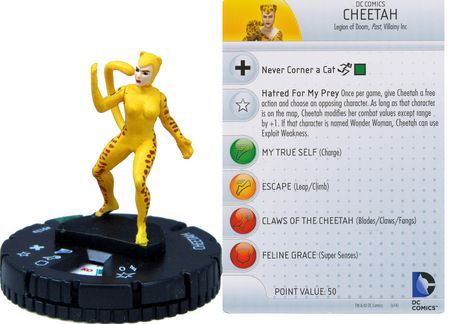 Cheetah 017a Superman Legion of Super Heroes DC HeroClix Cheetah 017a Superman Legion of Super Heroes DC HeroClix