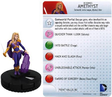 AMETHYST #019 Superman and the Legion of Super-Heroes DC HeroClix 