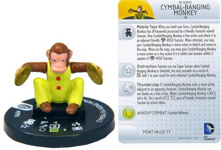 Cymbal Banging Monkey 099c Superman Legion of Super Heroes DC HeroClix Superman and the Legion of Super Heroes Booster Set Singles Cymbal Banging Monkey 099c Superman Legion of Super Heroes DC HeroClix Superman and the Legion of Super Heroes Booster Set Singles