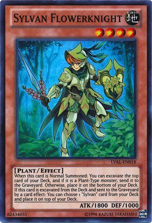 Sylvan Flowerknight LVAL EN018 Super Rare Unlimited Sylvan Flowerknight LVAL EN018 Super Rare Unlimited