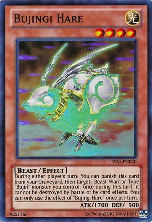 Bujingi Hare LVAL EN030 Super Rare Unlimited Bujingi Hare LVAL EN030 Super Rare Unlimited