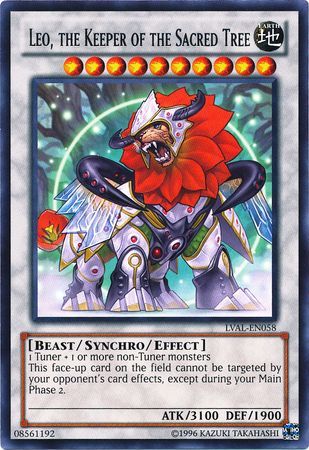 Leo the Keeper of the Sacred Tree LVAL EN058 Rare Unlimited Leo the Keeper of the Sacred Tree LVAL EN058 Rare Unlimited