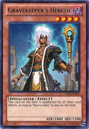 Gravekeeper s Heretic LVAL EN084 Rare Unlimited Gravekeeper s Heretic LVAL EN084 Rare Unlimited