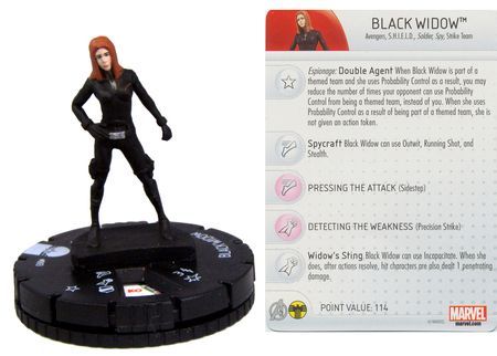 Black Widow 003 Captain America The Winter Soldier Marvel Heroclix Single Captain America The Winter Soldier Gravity Feed Black Widow 003 Captain America The Winter Soldier Marvel Heroclix Single Captain America The Winter Soldier Gravity Feed