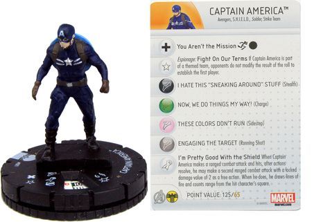 Captain America 001 Captain America The Winter Soldier Marvel Heroclix Single Captain America The Winter Soldier Gravity Feed Captain America 001 Captain America The Winter Soldier Marvel Heroclix Single Captain America The Winter Soldier Gravity Feed