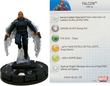 Falcon 006 Captain America The Winter Soldier Marvel Heroclix Single Captain America The Winter Soldier Gravity Feed Falcon 006 Captain America The Winter Soldier Marvel Heroclix Single Captain America The Winter Soldier Gravity Feed