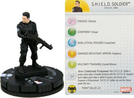 S H I E L D Soldier 002 Captain America The Winter Soldier Marvel Heroclix Single Captain America The Winter Soldier Gravity Feed S H I E L D Soldier 002 Captain America The Winter Soldier Marvel Heroclix Single Captain America The Winter Soldier Gravity Feed