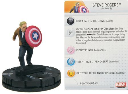 Steve Rogers 009 Captain America The Winter Soldier Marvel Heroclix Single Captain America The Winter Soldier Gravity Feed Steve Rogers 009 Captain America The Winter Soldier Marvel Heroclix Single Captain America The Winter Soldier Gravity Feed
