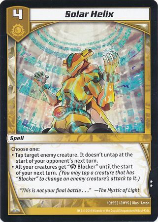 Solar Helix 10 55 Uncommon Kaijudo The 5 Mystics 12MYS Solar Helix 10 55 Uncommon Kaijudo The 5 Mystics 12MYS