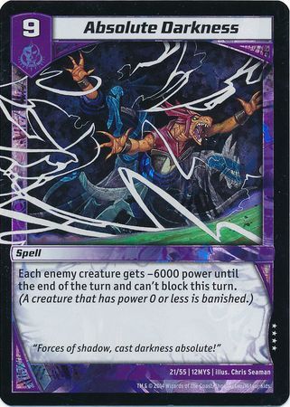 Absolute Darkness 21 55 Very Rare Absolute Darkness 21 55 Very Rare