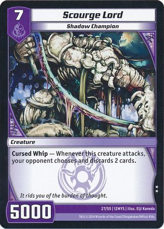 Scourge Lord 27 55 Uncommon Kaijudo The 5 Mystics 12MYS Scourge Lord 27 55 Uncommon Kaijudo The 5 Mystics 12MYS