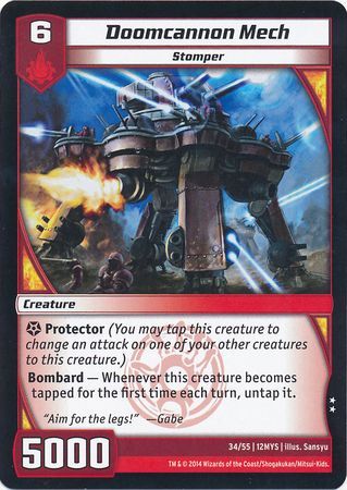 Doomcannon Mech 34 55 Uncommon Doomcannon Mech 34 55 Uncommon