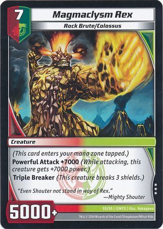 Magmaclysm Rex 55 55 Rare Magmaclysm Rex 55 55 Rare