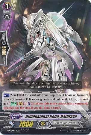 Dimensional Robo Daibrave TD12 011EN Trial Deck 12 Dimensional Brave Kaiser Singles Dimensional Robo Daibrave TD12 011EN Trial Deck 12 Dimensional Brave Kaiser Singles