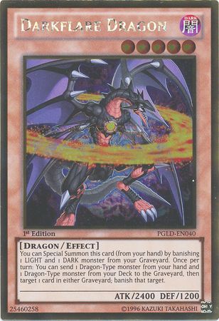 Darkflare Dragon PGLD EN040 Gold Rare 1st Edition Premium Gold 1st Edition Singles Darkflare Dragon PGLD EN040 Gold Rare 1st Edition Premium Gold 1st Edition Singles
