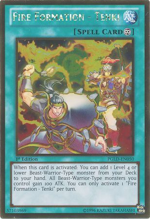 Fire Formation Tenki PGLD EN050 Gold Rare 1st Edition Premium Gold 1st Edition Singles Fire Formation Tenki PGLD EN050 Gold Rare 1st Edition Premium Gold 1st Edition Singles