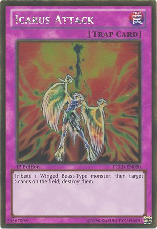 Icarus Attack PGLD EN080 Gold Rare 1st Edition Premium Gold 1st Edition Singles Icarus Attack PGLD EN080 Gold Rare 1st Edition Premium Gold 1st Edition Singles