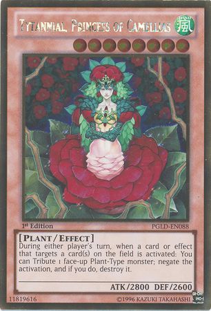 Tytannial Princess of Camellias PGLD EN088 Gold Rare 1st Edition Premium Gold 1st Edition Singles Tytannial Princess of Camellias PGLD EN088 Gold Rare 1st Edition Premium Gold 1st Edition Singles