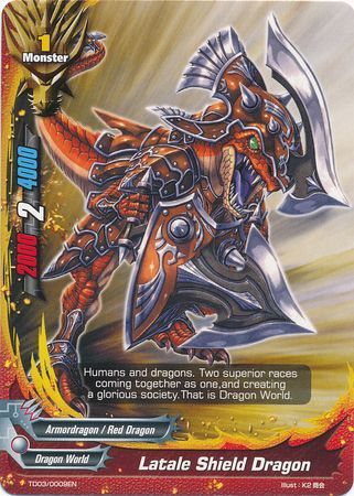 Latale Shield Dragon TD03 0009 TD Latale Shield Dragon TD03 0009 TD