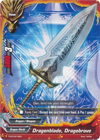Dragonblade Dragobrave TD03 0016 TD Dragonblade Dragobrave TD03 0016 TD