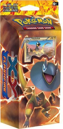 Pokemon XY Flashfire Sleeved Booster 4-Pack Art Set