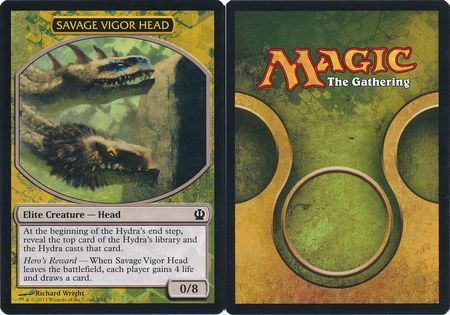 Savage Vigor Head Face the Hydra Challenge Deck Magic The Gathering Promo Cards Savage Vigor Head Face the Hydra Challenge Deck Magic The Gathering Promo Cards
