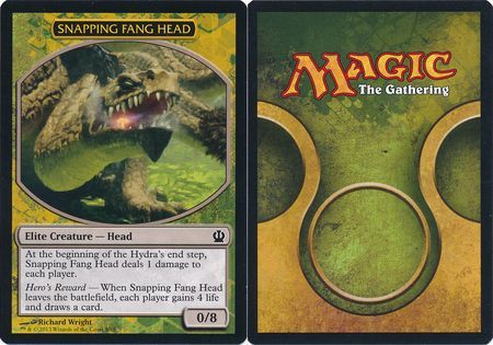 Snapping Fang Head Face the Hydra Challenge Deck Magic The Gathering Promo Cards Snapping Fang Head Face the Hydra Challenge Deck Magic The Gathering Promo Cards