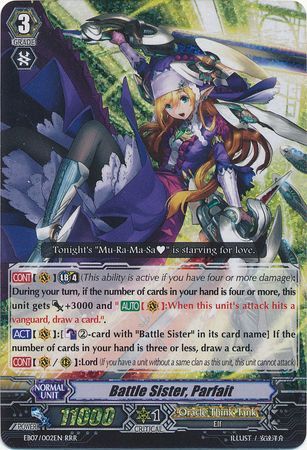 Battle Sister Parfait EB07 002EN Triple Rare RRR Battle Sister Parfait EB07 002EN Triple Rare RRR