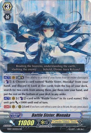 Battle Sister Monaka EB07 003EN Double Rare RR Battle Sister Monaka EB07 003EN Double Rare RR