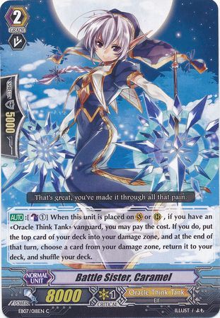 Battle Sister Caramel EB07 018EN Common C Battle Sister Caramel EB07 018EN Common C