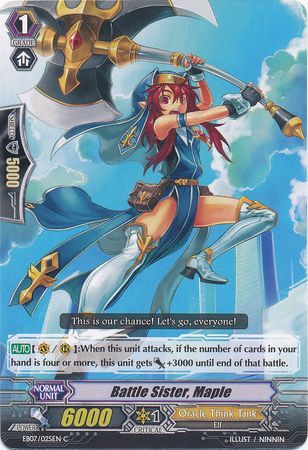 Battle Sister Maple EB07 025EN Common C Battle Sister Maple EB07 025EN Common C
