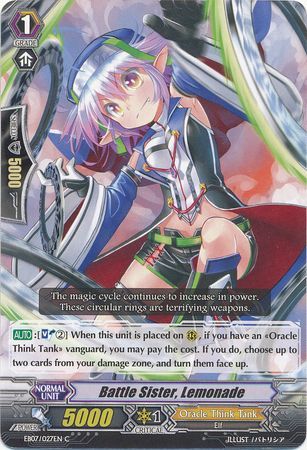 Battle Sister Lemonade EB07 027EN Common C Battle Sister Lemonade EB07 027EN Common C