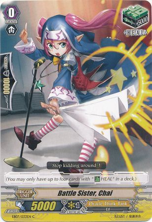 Battle Sister Chai EB07 033EN Common C Extra Booster 7 Mystical Magus Singles Battle Sister Chai EB07 033EN Common C Extra Booster 7 Mystical Magus Singles