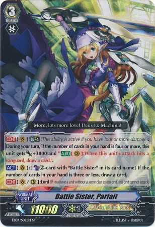 Battle Sister Parfait EB07 S02EN Special Parallel SP Extra Booster 7 Mystical Magus Singles Battle Sister Parfait EB07 S02EN Special Parallel SP Extra Booster 7 Mystical Magus Singles